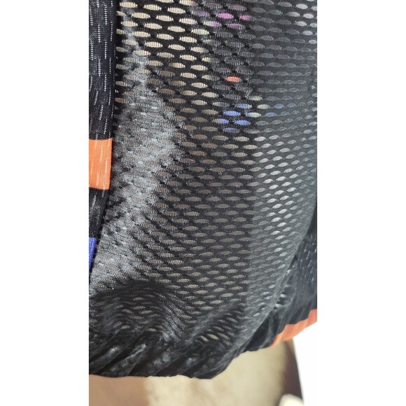 Aogda Colorful  Full-Zip Cycling Shirt Jersey Sz L Mesh Sides 3 Pouches In Back - Picture 13 of 16
